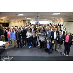Partido Solidariedade apresenta pré-candidatos para as eleições de 2024 no Hotel Mabu em Curitiba